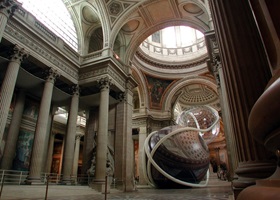 panthéon paris globe en verre intérieur